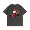 男女兼用 プリント カジュアル Tシャツ F-13444