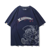 おしゃれ度高め 男女兼用 プリント Tシャツ F-13461