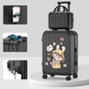 USB/Type-C充電ポート ABS+PC三層耐衝撃素材 360°静音キャスター 多機能 スーツケース C-30008