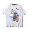今季人気 男女兼用 プリント 半袖 カジュアル Tシャツ F-13491