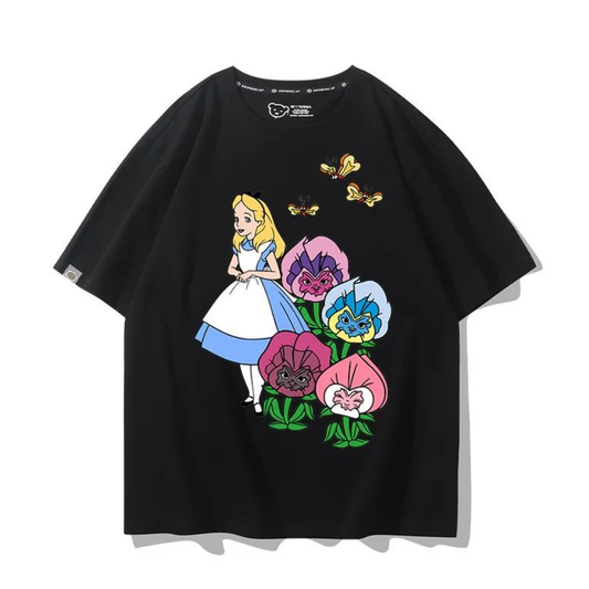 今季人気 男女兼用 プリント 半袖 カジュアル Tシャツ F-13491
