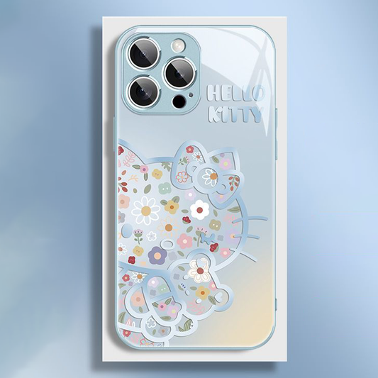 iPhone機種に対応 花柄 スマホケース C-80057