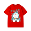 男女兼用 人気高い プリント カジュアル 半袖 Tシャツ F-13524