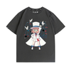 人気高い カジュアル 男女兼用 プリント 半袖 Tシャツ F-13525