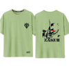 男女兼用 人気高い プリント カジュアル 半袖 Tシャツ F-13527