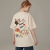 男女兼用 存在感抜群 カジュアル プリント 半袖 Tシャツ F-13528