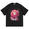 男女兼用 着痩せ カジュアル ビッグシルエット Tシャツ F-13530