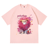 男女兼用 着痩せ カジュアル ビッグシルエット Tシャツ F-13530
