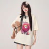 男女兼用 着痩せ カジュアル ビッグシルエット Tシャツ F-13530