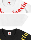 男女兼用 ハートプリント ストリート系 着痩せ Tシャツ F-13531