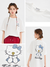 カジュアル 丸首 プリント 半袖 Tシャツ F-13545