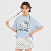 カジュアル 丸首 プリント 半袖 Tシャツ F-13545