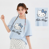 カジュアル 丸首 プリント 半袖 Tシャツ F-13545
