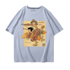 男女兼用 トレンドアイテム  プリント 半袖 Tシャツ F-13555