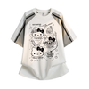 存在感抜群 ゆったり 配色 Tシャツ F-13556