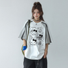 存在感抜群 ゆったり 配色 Tシャツ F-13556