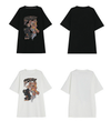 ゆったり カジュアル プリント Tシャツ F-13567