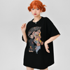 ゆったり カジュアル プリント Tシャツ F-13567