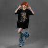 ゆったり カジュアル プリント Tシャツ F-13567