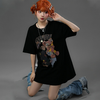 ゆったり カジュアル プリント Tシャツ F-13567