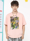 男女兼用 トレンドアイテム  プリント 半袖 Tシャツ F-13568