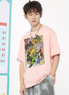 男女兼用 トレンドアイテム  プリント 半袖 Tシャツ F-13568