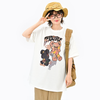 ゆったり カジュアル プリント Tシャツ F-13567