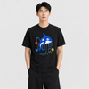 男女兼用 プリント カジュアル 半袖 Tシャツ F-50119