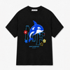 男女兼用 プリント カジュアル 半袖 Tシャツ F-50119