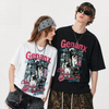 男女兼用 大人気 プリント 半袖 Tシャツ F-13577