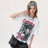 男女兼用 大人気 プリント 半袖 Tシャツ F-13577