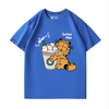 男女兼用 プリント カジュアル 半袖 Tシャツ F-13587