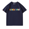 男女兼用 カジュアル プリント 半袖 Tシャツ F-13588