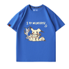 男女兼用 プリント カジュアル 半袖 Tシャツ F-13590