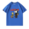 男女兼用 プリント カジュアル 半袖 Tシャツ F-13594