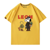男女兼用 プリント カジュアル 半袖 Tシャツ F-13594