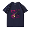 男女兼用 カジュアル プリント 半袖 Tシャツ F-13582
