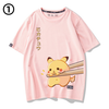 男女兼用 2タイプ カジュアル プリント 半袖 Tシャツ F-13596