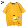 男女兼用 2タイプ カジュアル プリント 半袖 Tシャツ F-13596