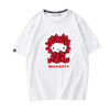 男女兼用 プリント カジュアル 半袖 Tシャツ F-13604