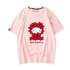 男女兼用 プリント カジュアル 半袖 Tシャツ F-13604