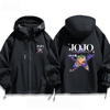 【薄手/厚手】トレンド感UP 男女兼用 ストリート プリント フード付き マウンテンパーカー F-13716