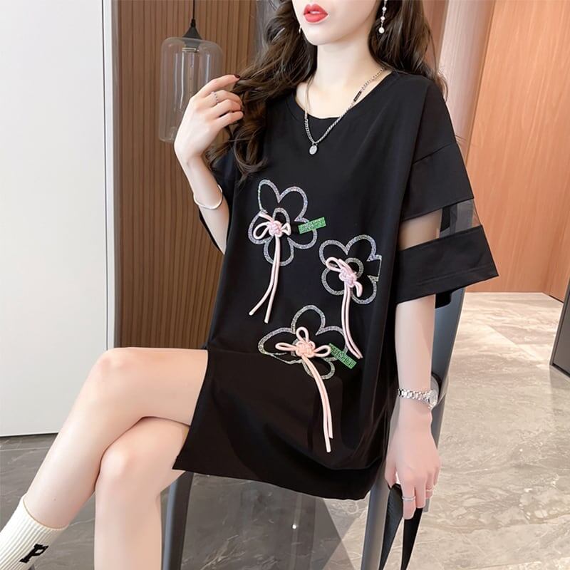 イレギュラー   カジュアル Tシャツ カットソー＜F-3496＞