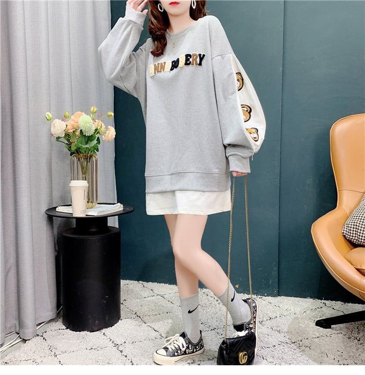 売り切れ必至 着?せ 新作 ゆったり スウェット＜F-2123＞