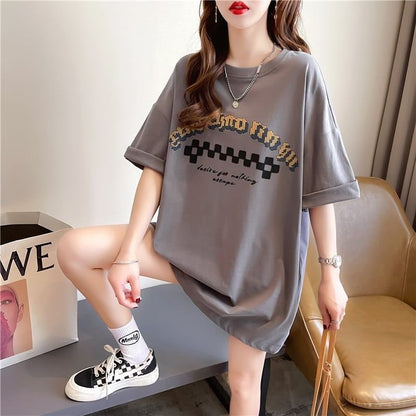 ゆったり感アップ   オシャレ度満点 Tシャツ カットソー＜F-3478＞