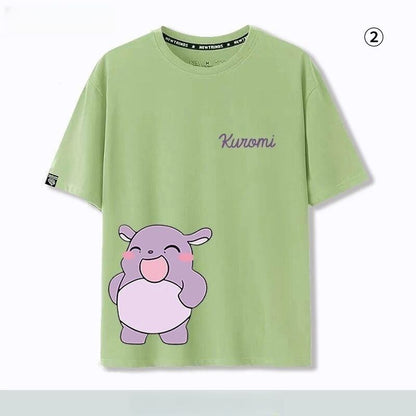 美人度アップ 着回し力抜群 売り切れ必至 全5色男女兼用 半袖Tシャツ<F-11414>