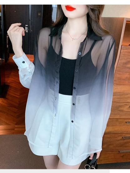 美人度アップ   オシャレ度満点 日焼け対策 シャツ ブルゾン＜F-8048＞
