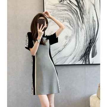 新商品 ファッション 美人度アップ 切り替え ワンピース＜F-8839＞