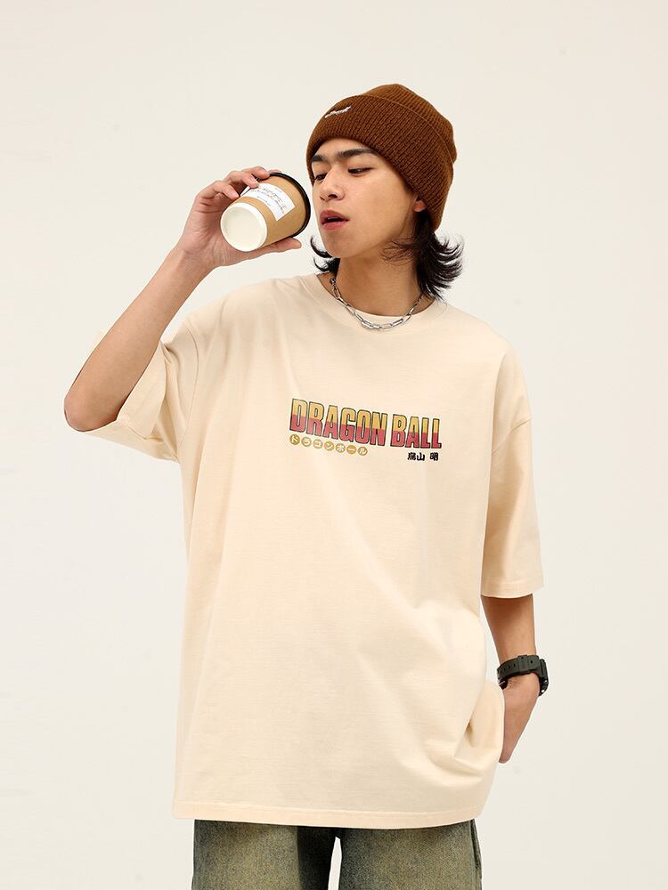 存在感抜群 カジュアル トレンドアイテム ダブルプリント 全7色 半袖TシャツF-9149