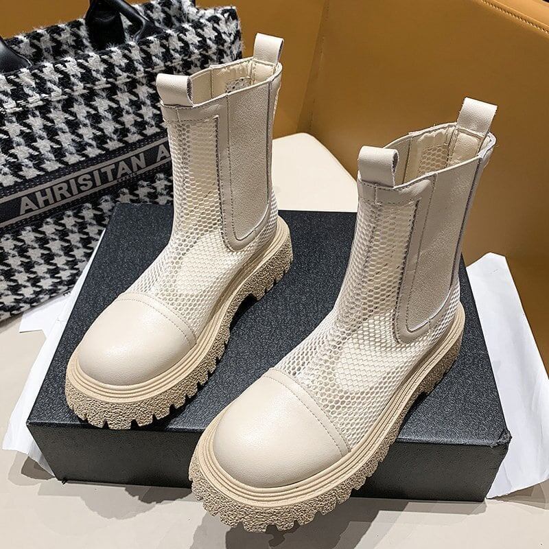 新作   デザイン 通気性 厚底 シューズ おしゃれ ブーツ サンダル ＜F-2119＞